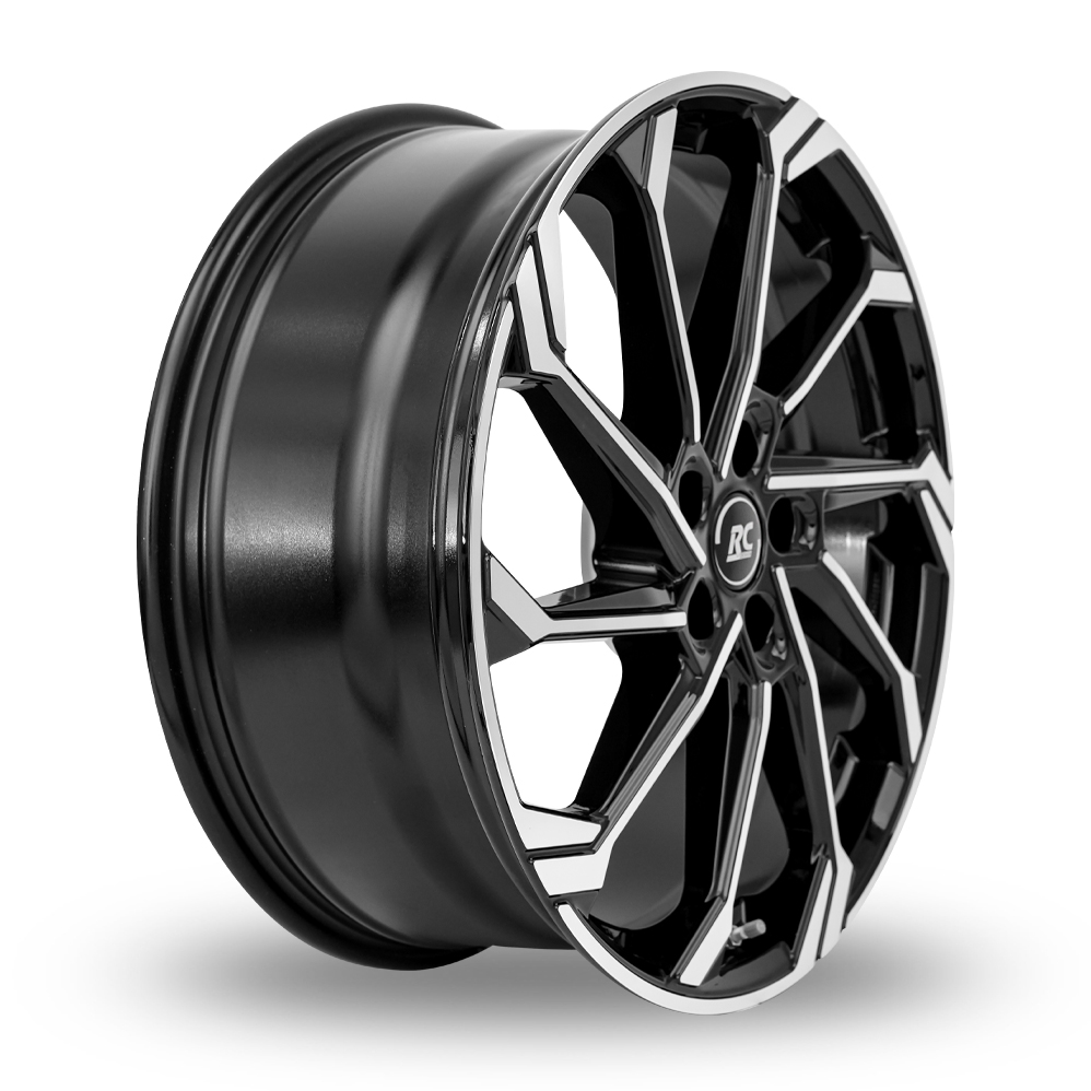20" RC Design RC36 Gloss Black Polished Alloy Wheels