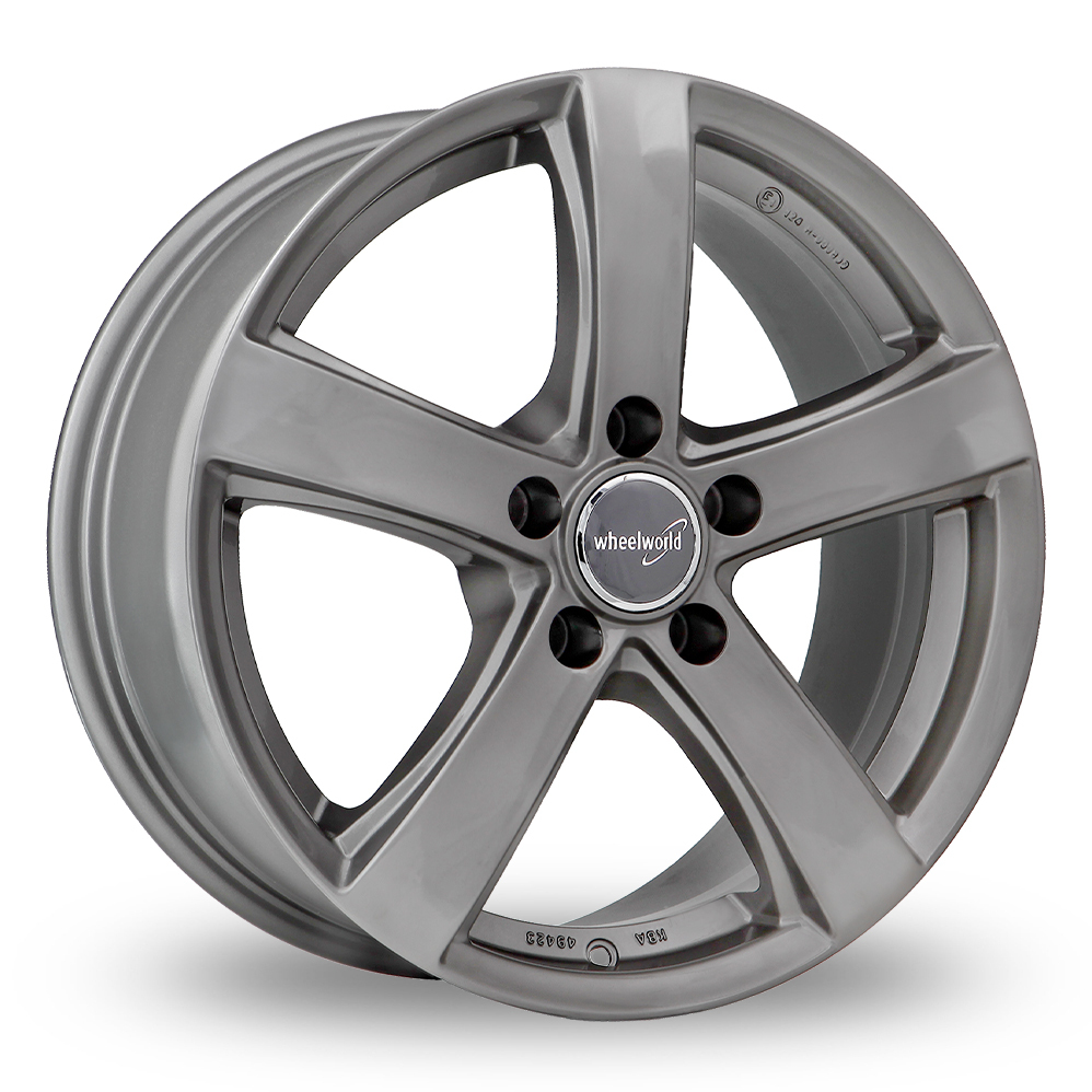18 Inch Wheelworld WH24 Daytona Grey Alloy Wheels