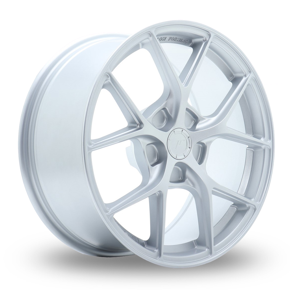 Japan Racing SL-01 (9x17) (Custom Fitment) Matt Silver Alloy Wheels