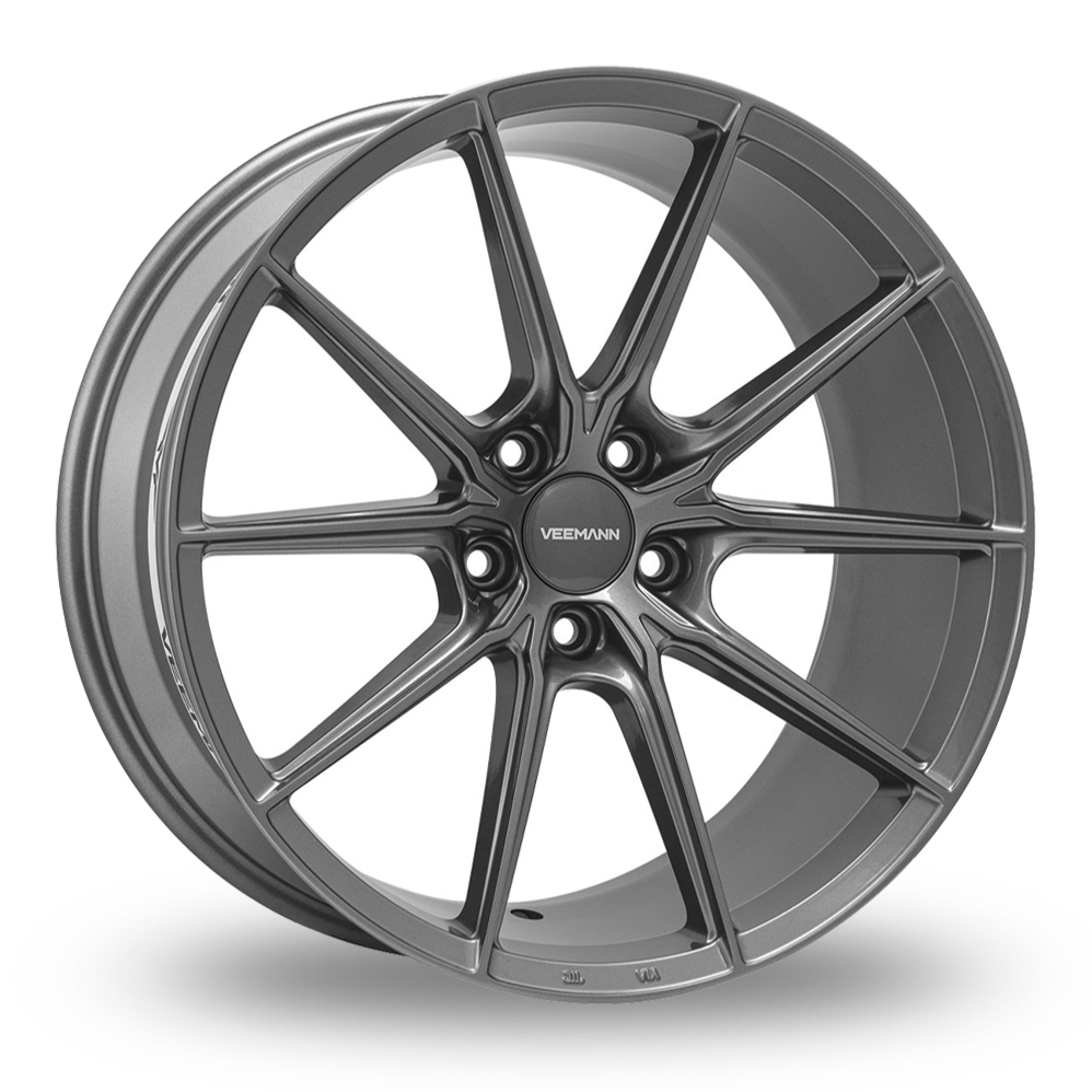 VEEMANN V-FS48 Gloss Graphite Alloy Wheels