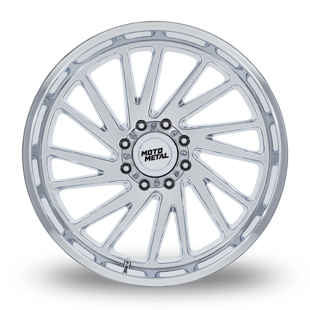 24" Moto Metal MO811 Combat (USA Warehouse) Chrome Alloy Wheels