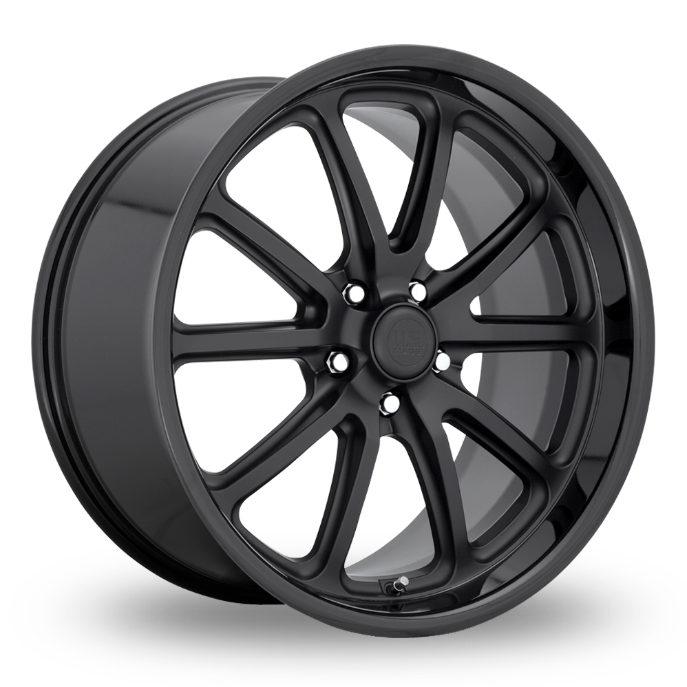 US Mags U123 Rambler (USA Warehouse) Gloss Black Matt Black Alloy Wheels