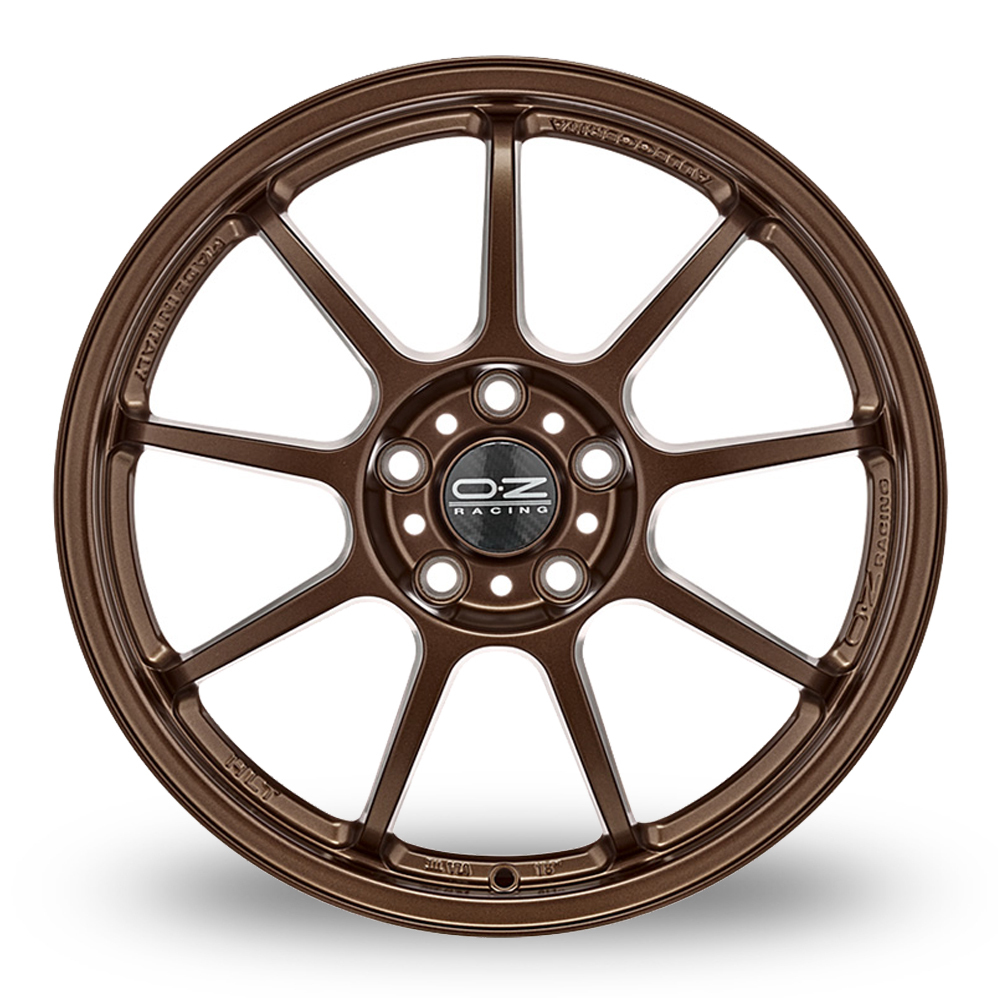 17" OZ Racing Alleggerita HLT 5F Matt Bronze Alloy Wheels