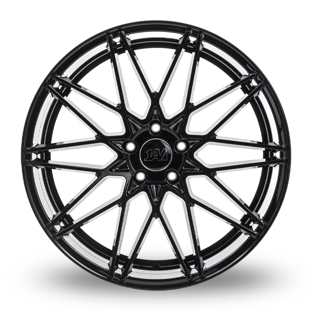 20" 1AV ZX4 Gloss Black Alloy Wheels