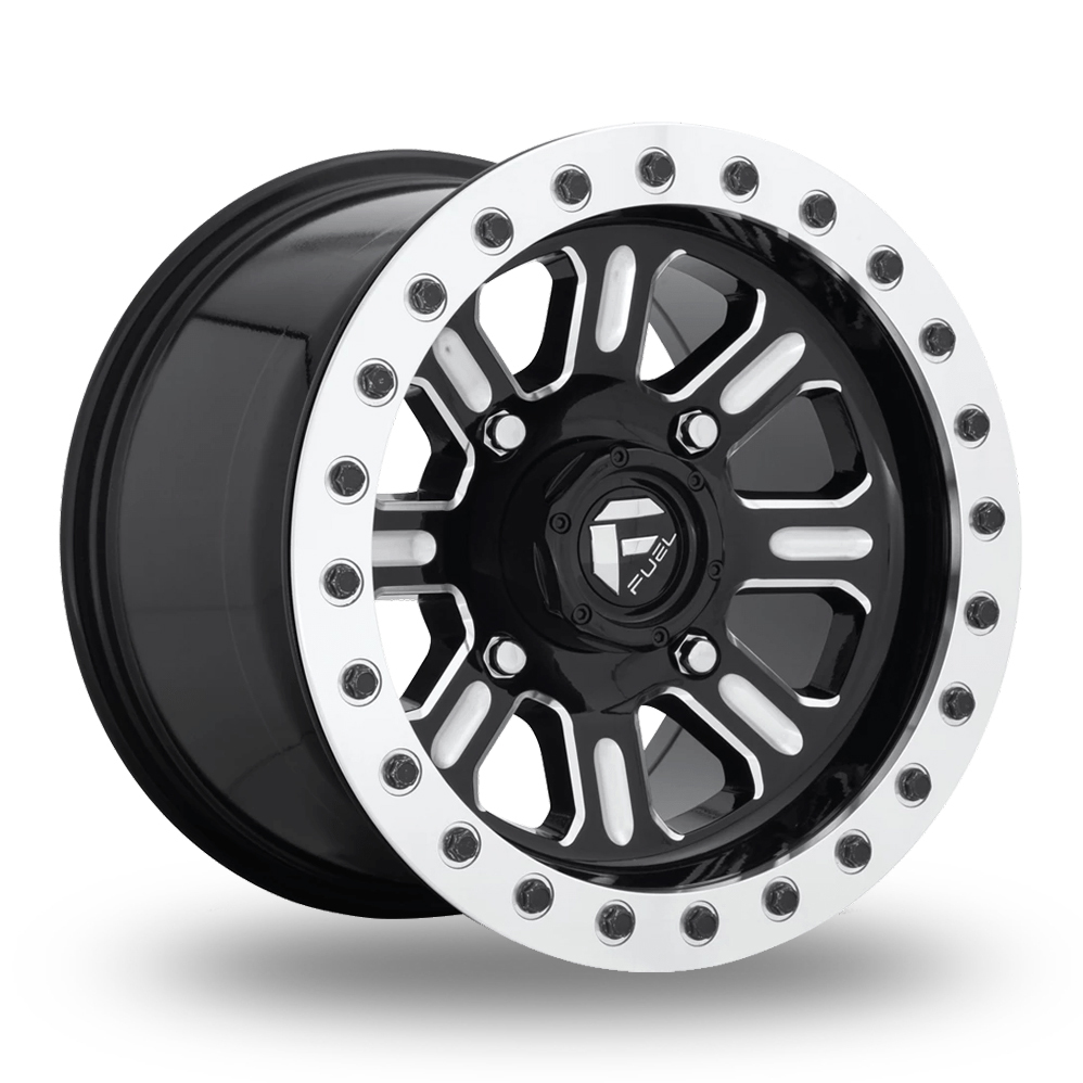 Fuel Off-Road D910 Hardline Beadlock (USA Warehouse) Gloss Black Milled Alloy Wheels