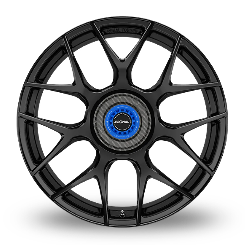20" Ronal RF1 REV-CRM Matt Black Alloy Wheels