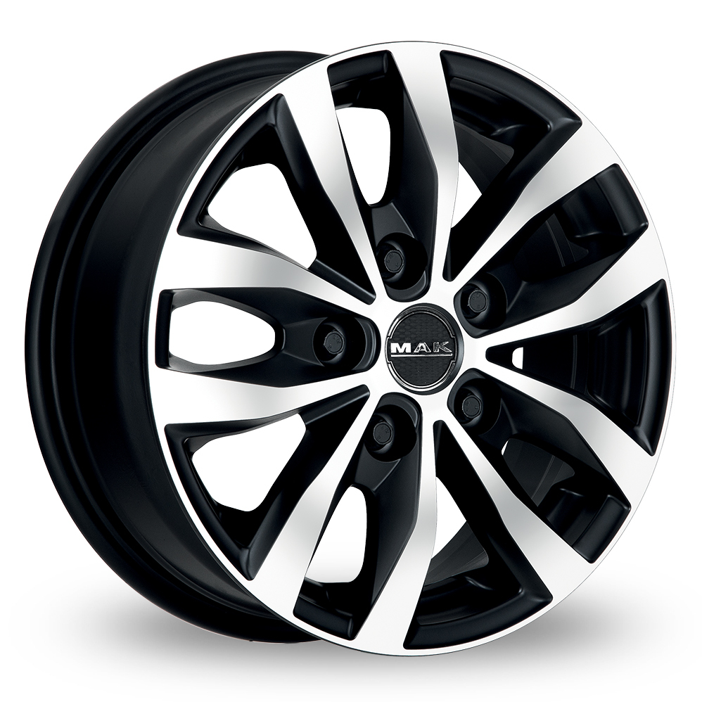 17" MAK LOAD5-3 Black Mirror Alloy Wheels