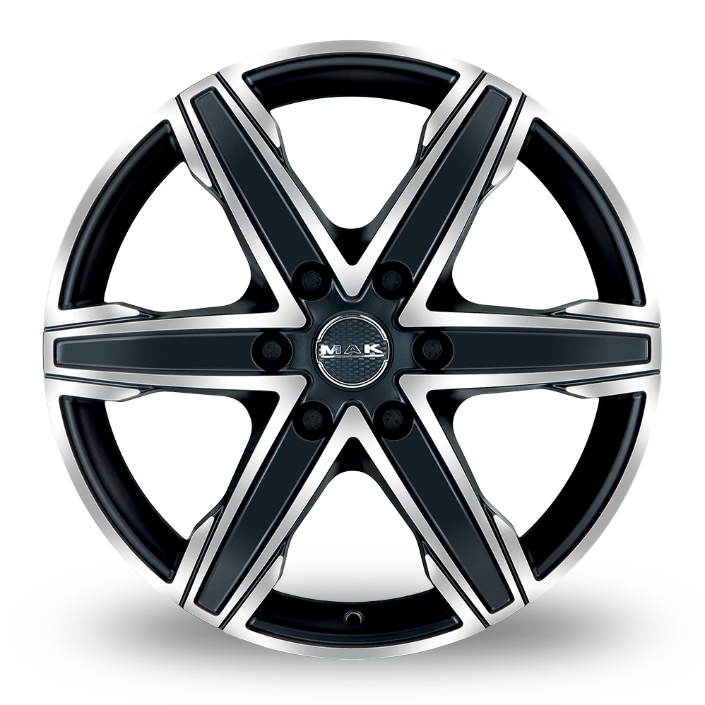20" MAK KING6 Ice Black Alloy Wheels