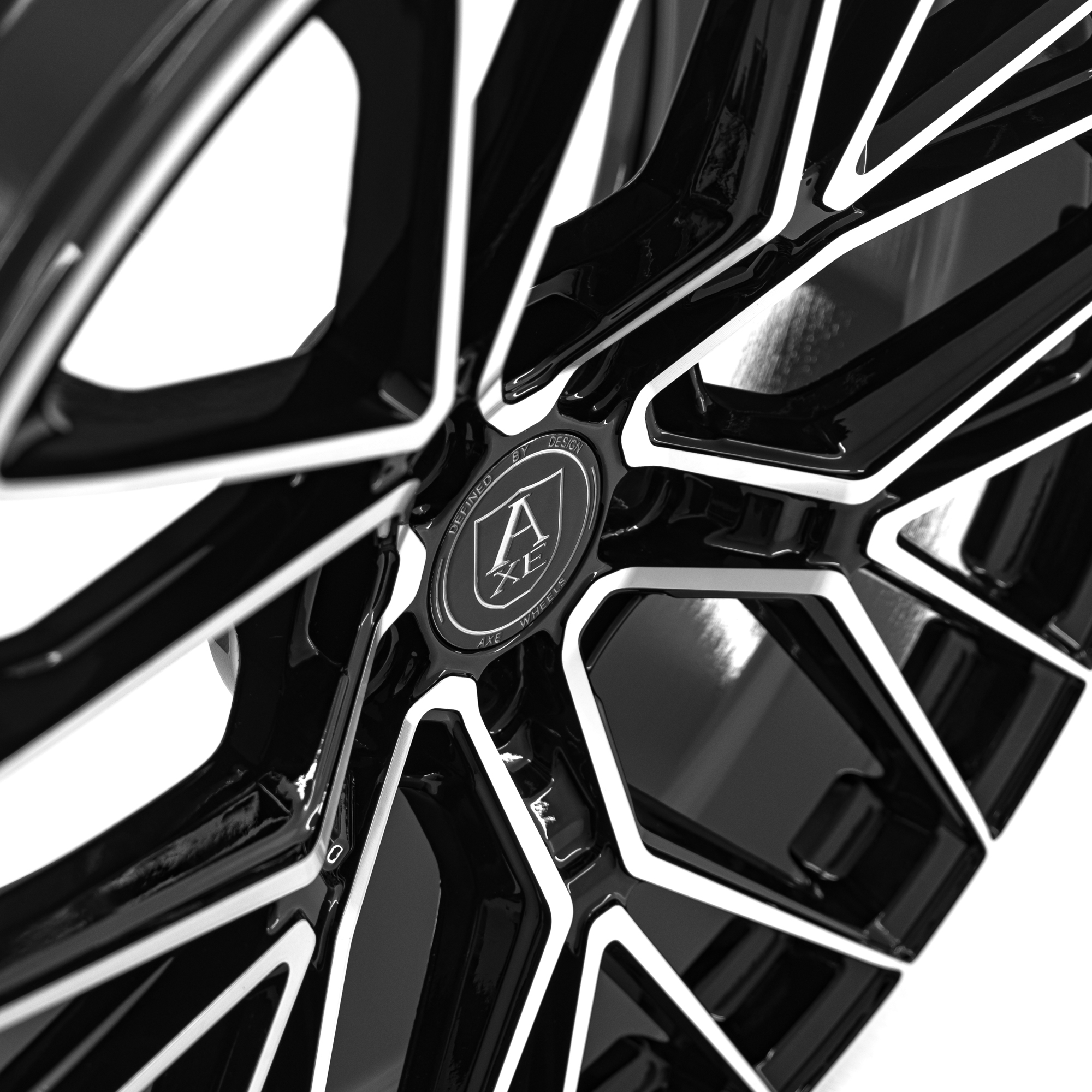 19" Axe EX52 Gloss Black Polished Alloy Wheels