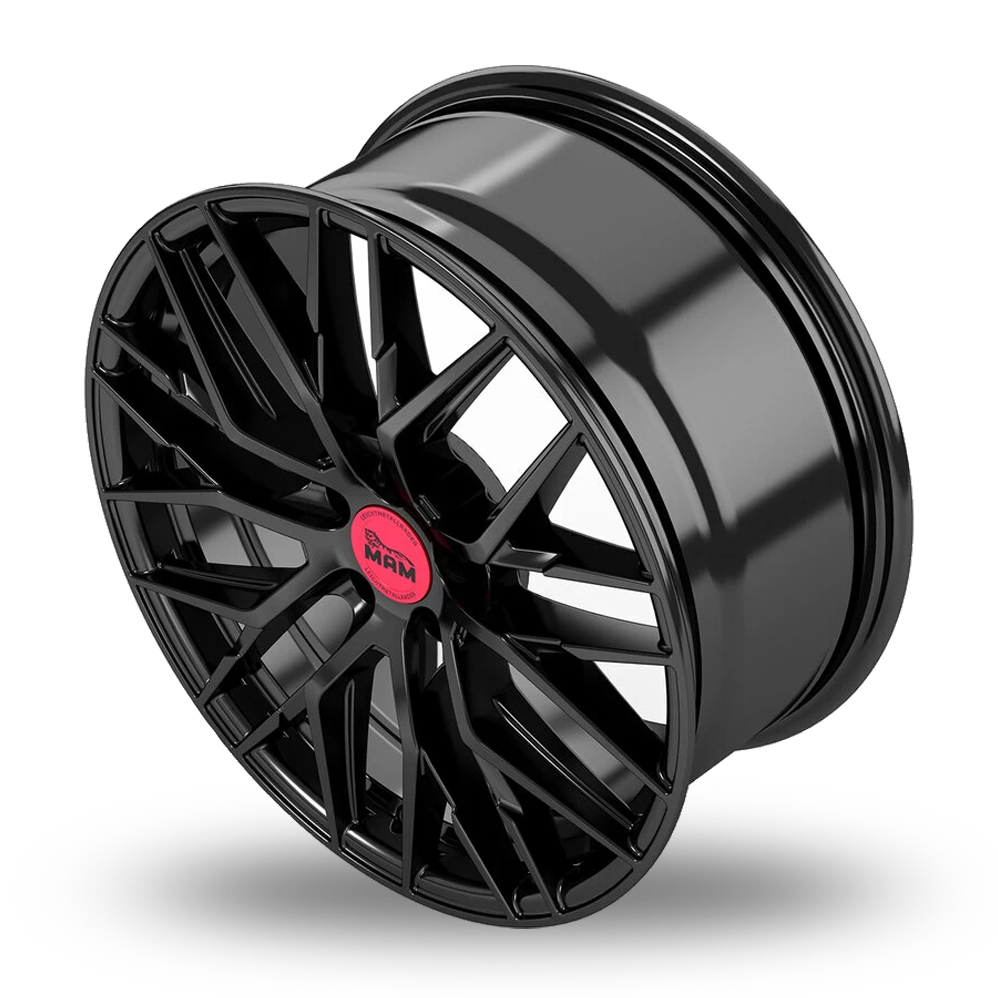 16" MAM RS4 Gloss Black Alloy Wheels