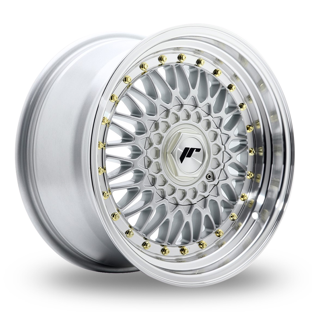 Japan Racing JR9 (8x16) Silver Machined Lip Alloy Wheels