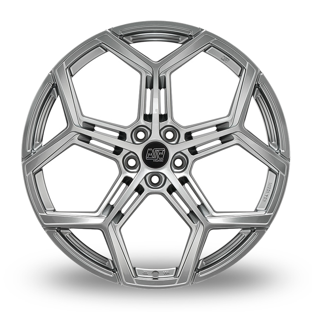 22" MSW (by OZ) 53 Hyper Silver Alloy Wheels
