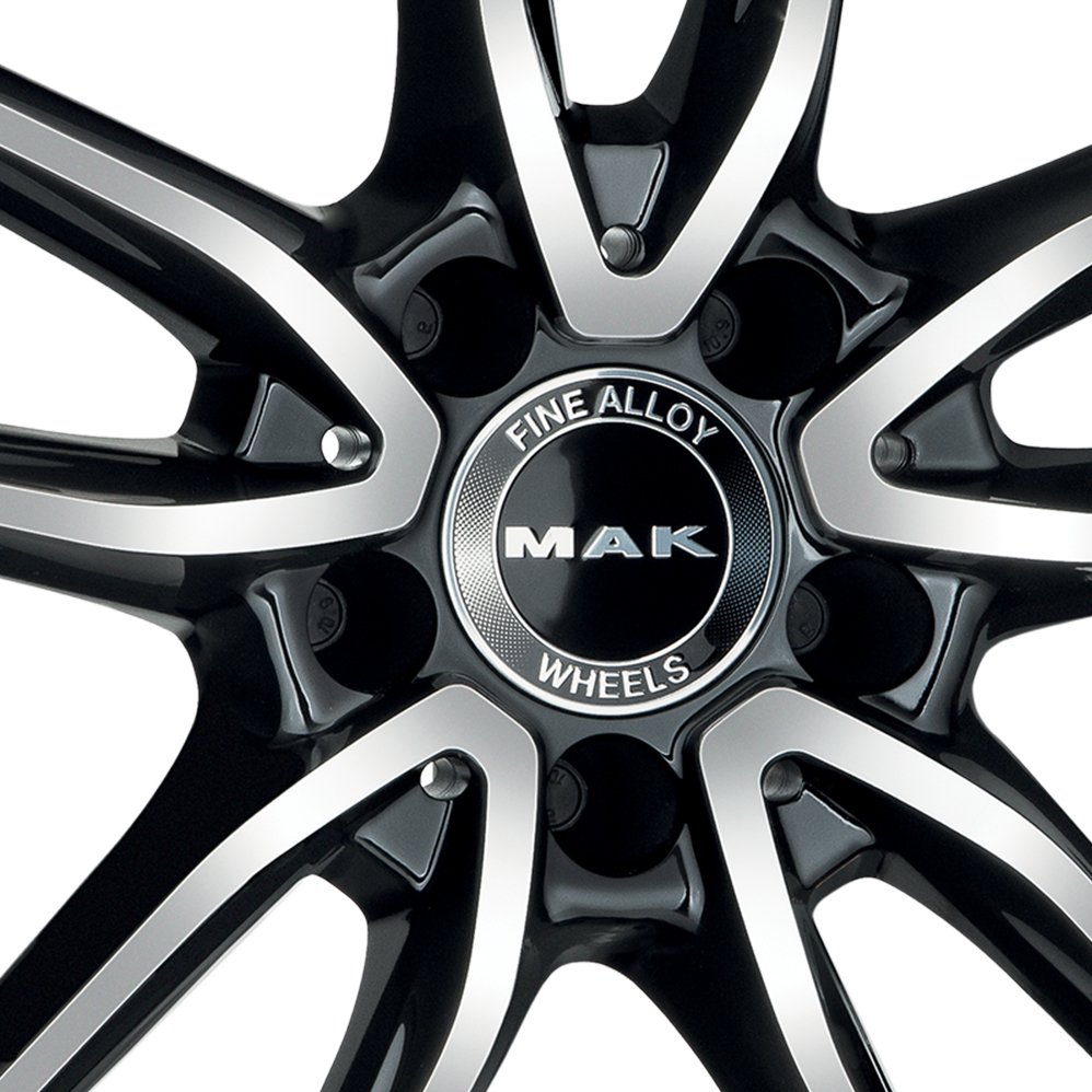21" MAK EVO Black Mirror Alloy Wheels