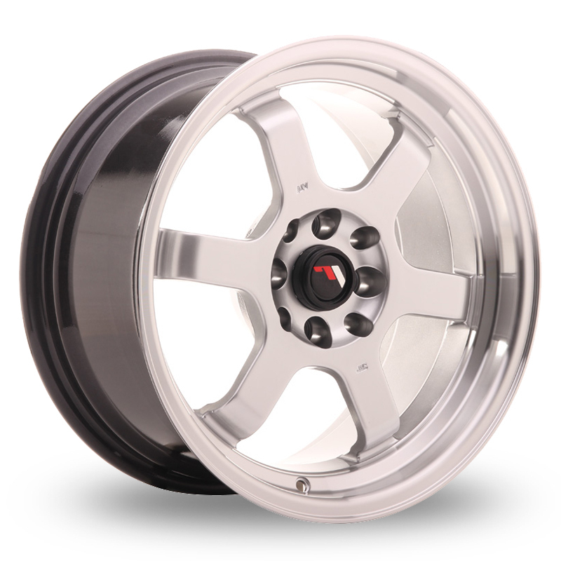 Japan Racing JR12 (8x17) (Custom Fitment) Hyper Silver Alloy Wheels