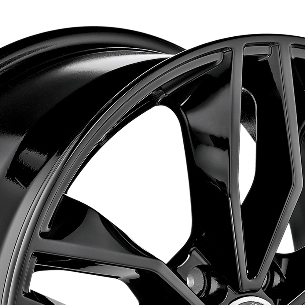 17" MSW (by OZ) 71 Gloss Black Alloy Wheels