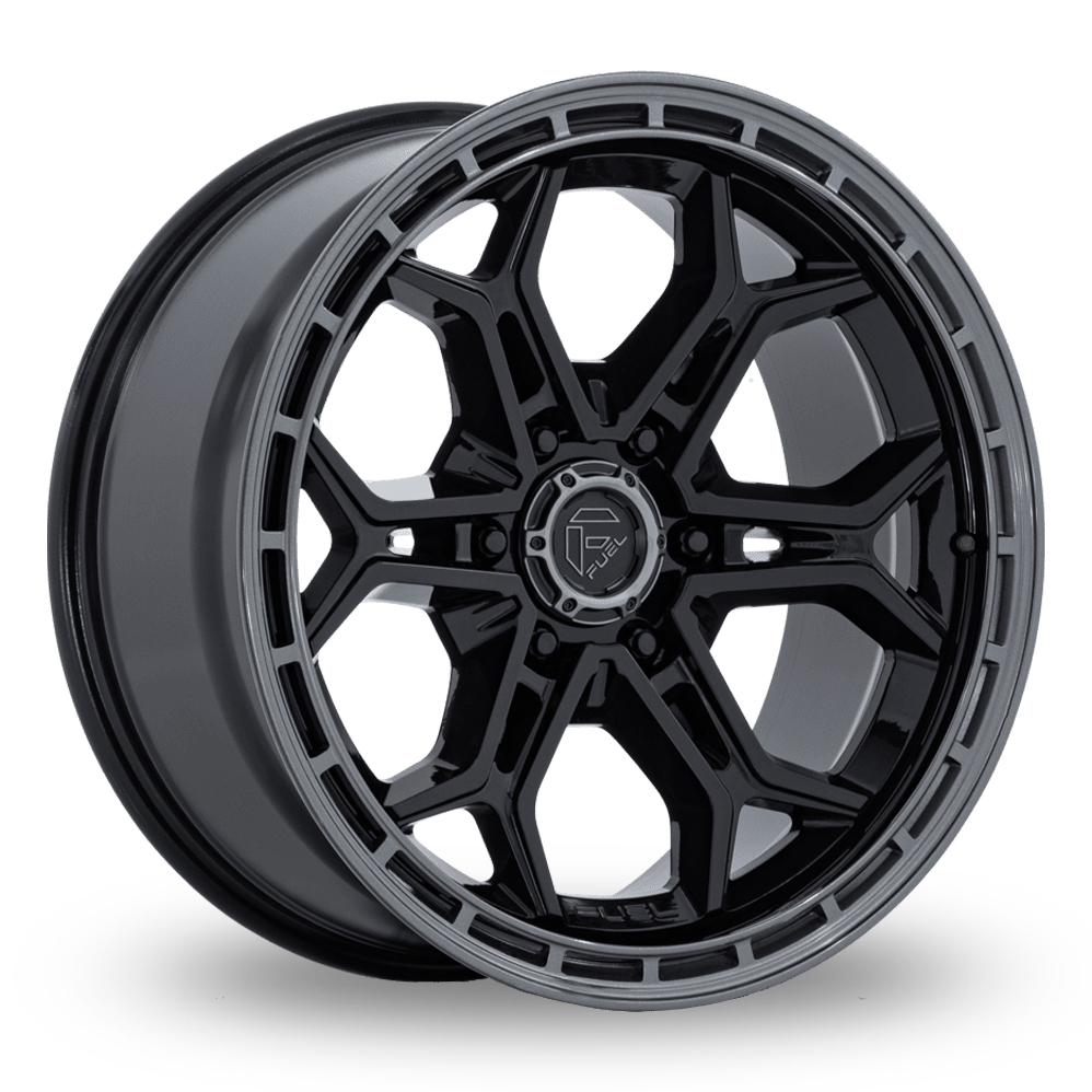 Fuel Off-Road FC896 Heathen (USA Warehouse) Gloss Black Gloss Gunmetal Lip Alloy Wheels