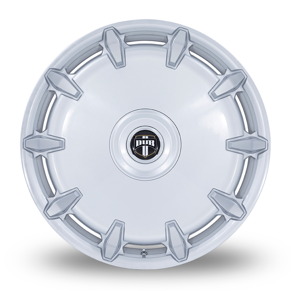 26" DUB DC271 Cheef Silver Machined Alloy Wheels