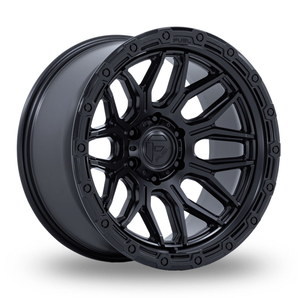 Fuel Off-Road FC881 Surge (USA Warehouse) Matte Black With Gloss Black Lip Alloy Wheels