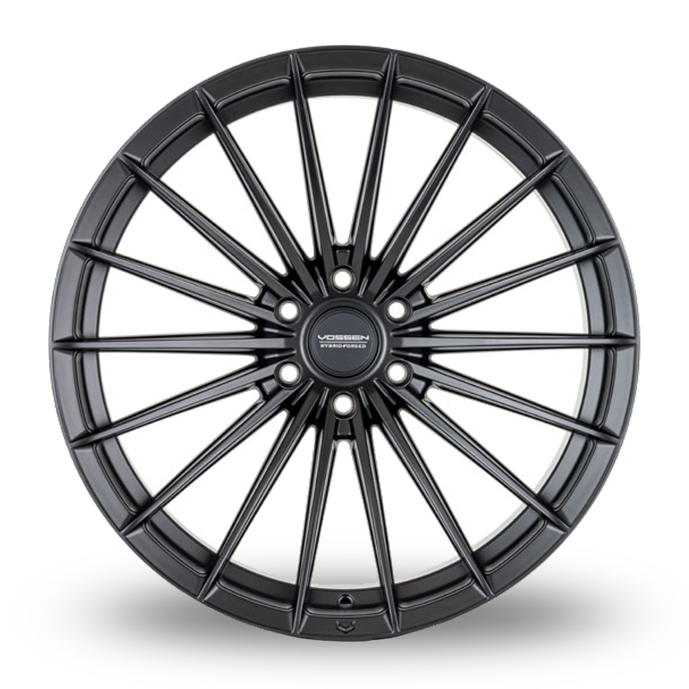 22" Vossen HFX-4 (10x22) (Super Deep Concave) Satin Black Alloy Wheels