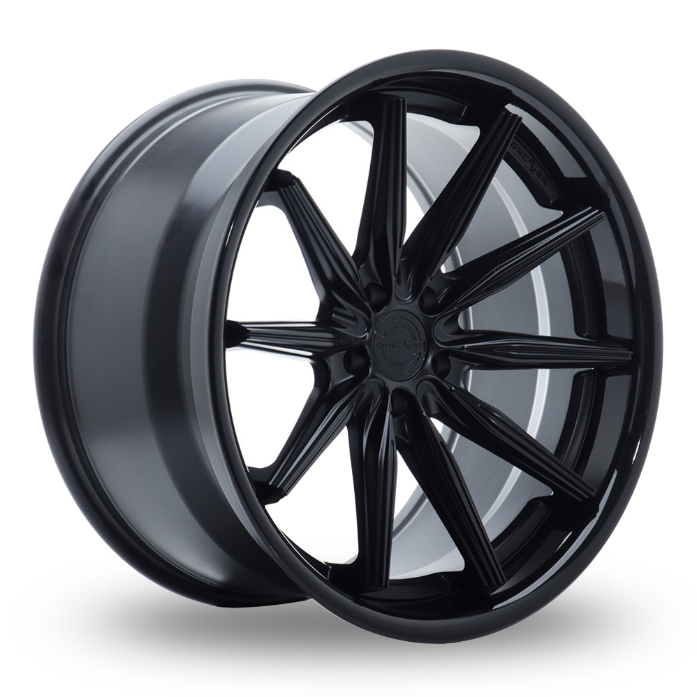 Concaver CVR8 (9x19) (Performance Concave) Matt Black Alloy Wheels