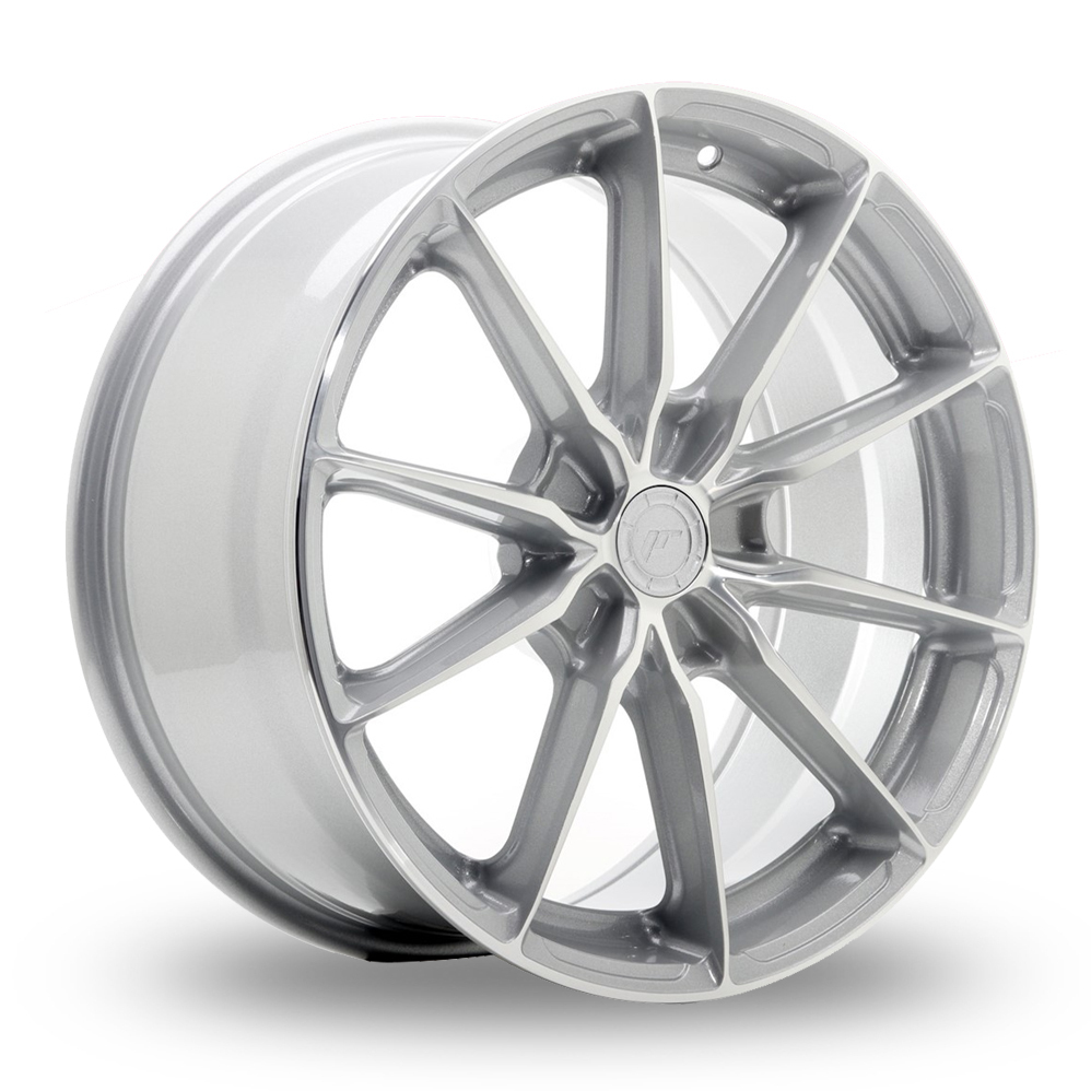 Japan Racing JR37 (8x18) (Custom Fitment) Silver Machined Face Alloy Wheels