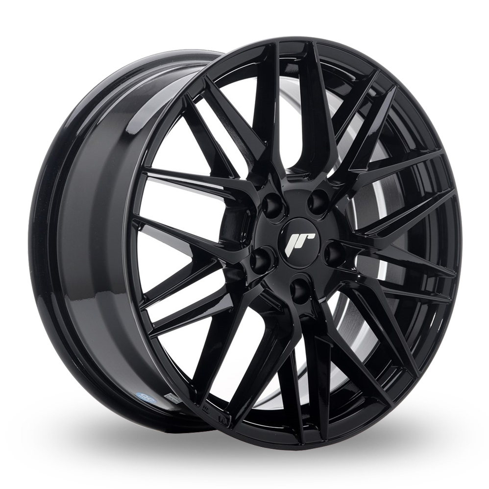 Japan Racing JR28 (7.5x18) Gloss Black Alloy Wheels