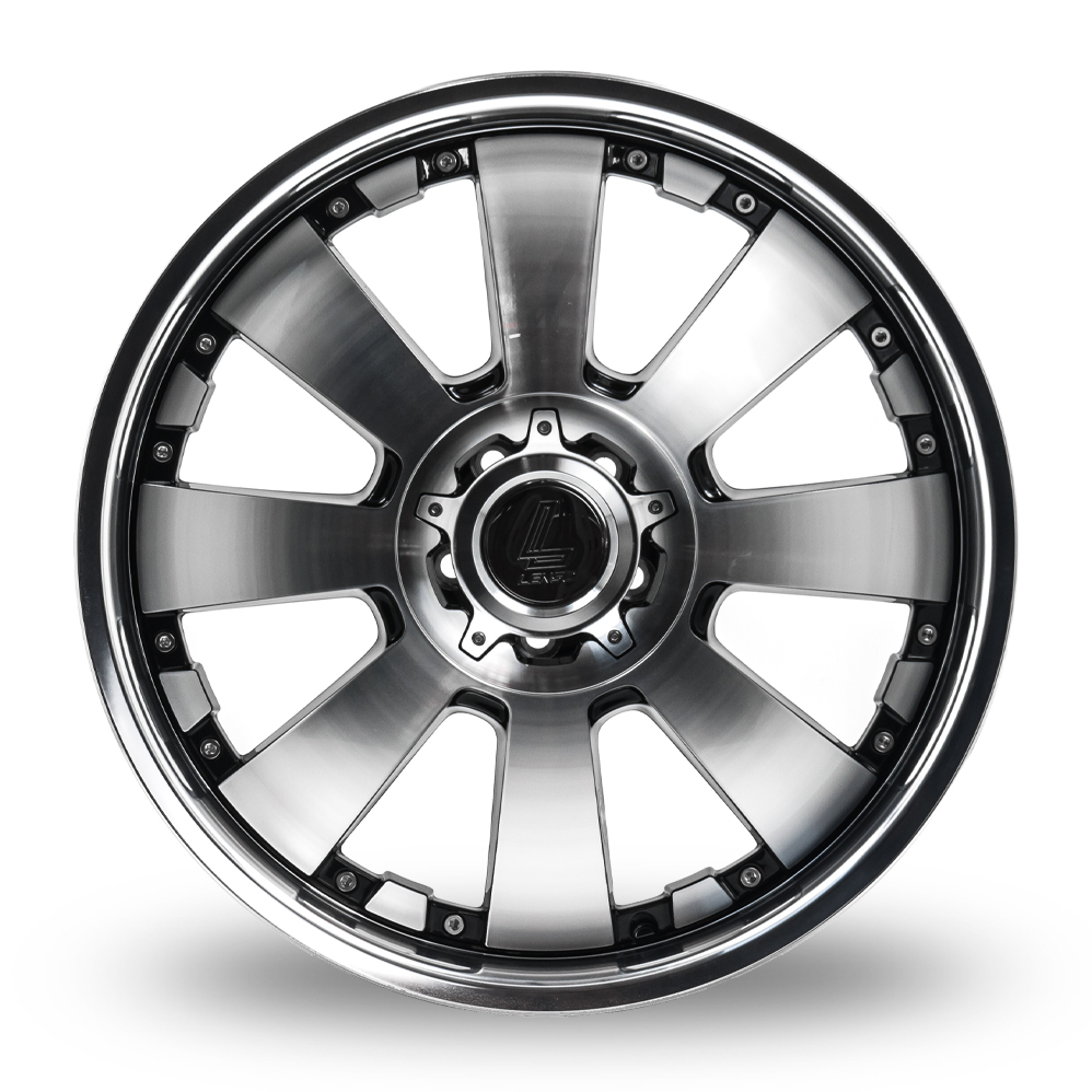 20" Lenso Concerto Gloss Black Polished Alloy Wheels