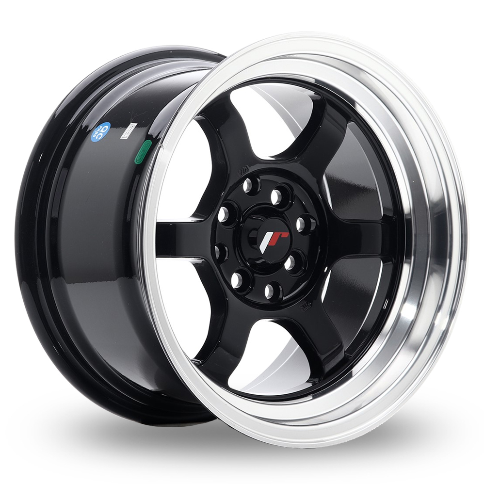 Japan Racing JR12 (8.5x15) Gloss Black Alloy Wheels