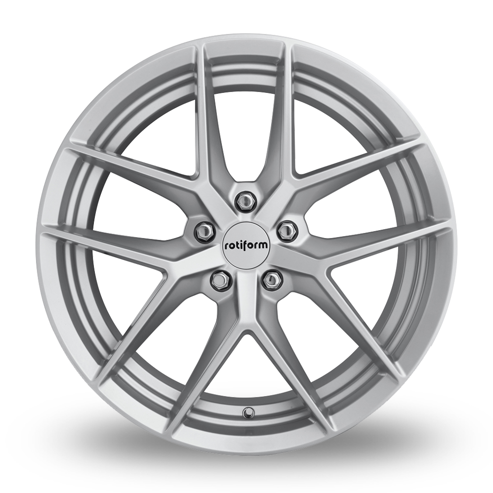 18" Rotiform R133 FLG (EU Warehouse) Gloss Silver Alloy Wheels