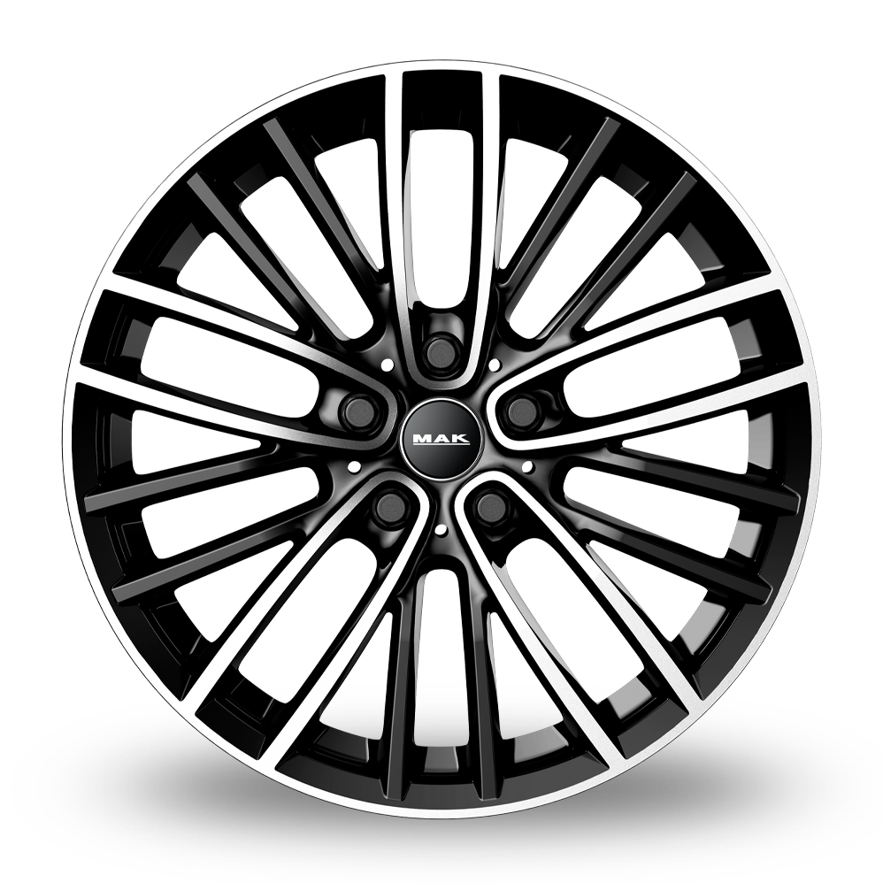 18" MAK Chelsea Black Mirror Alloy Wheels