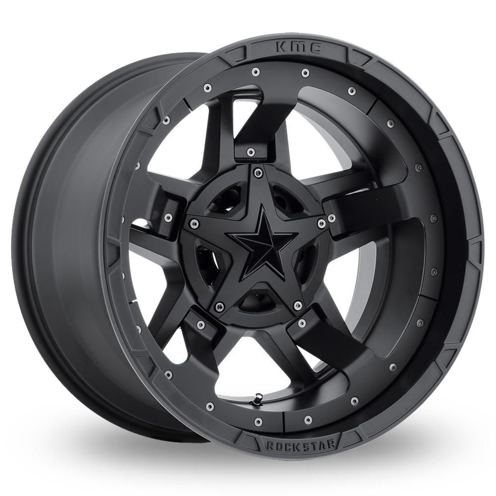 XD XD827 Rockstar III Matt Black Alloy Wheels