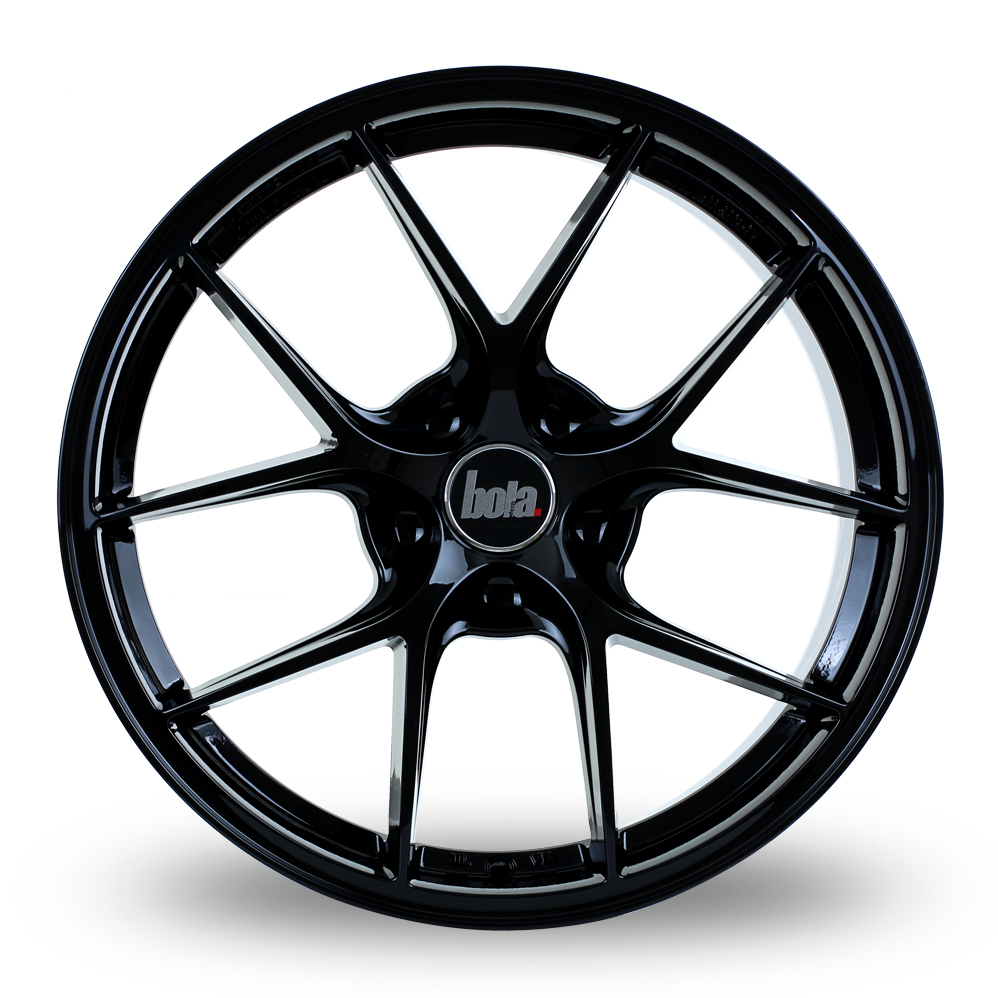 20" Bola FLE Gloss Black Alloy Wheels