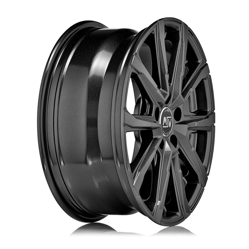 18" MSW (by OZ) 79 Gloss Dark Grey Alloy Wheels