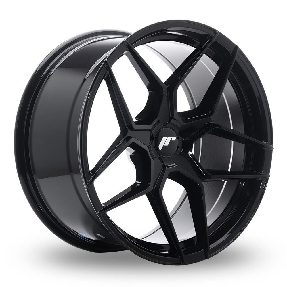 Japan Racing JR34 (9.5x19) (Custom Fitment) Gloss Black Alloy Wheels