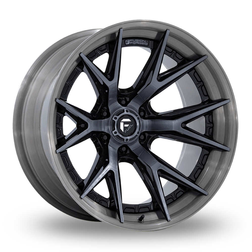 Fuel Off-Road FC402 Catalyst (EU Warehouse) Gloss Black Brushed Dark Tint Alloy Wheels