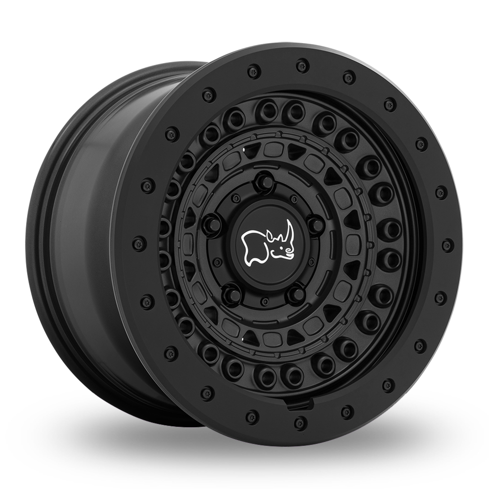 Black Rhino Barricade (USA Warehouse) Gun Black With Black Rock Guard Alloy Wheels