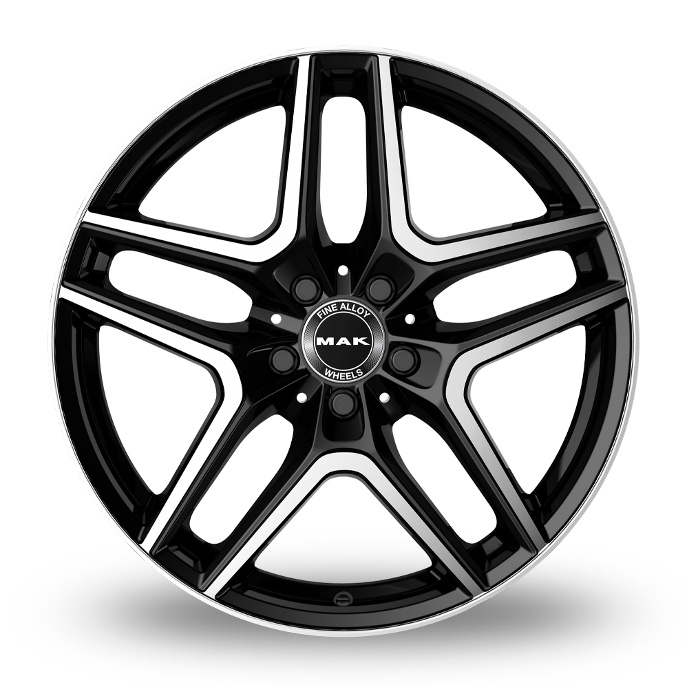 19" MAK Aurum Black Mirror Alloy Wheels