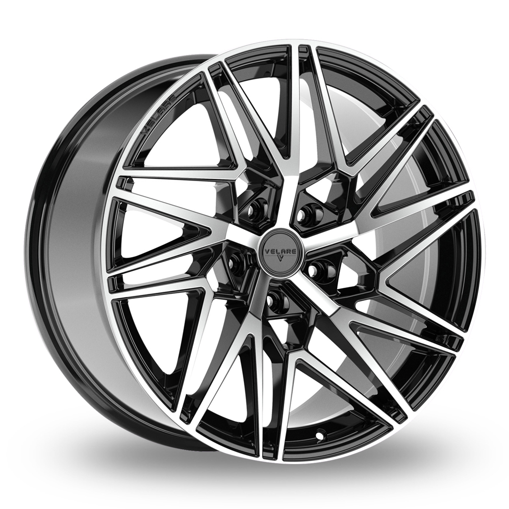 Velare VLR06 Gloss Black Machined Alloy Wheels