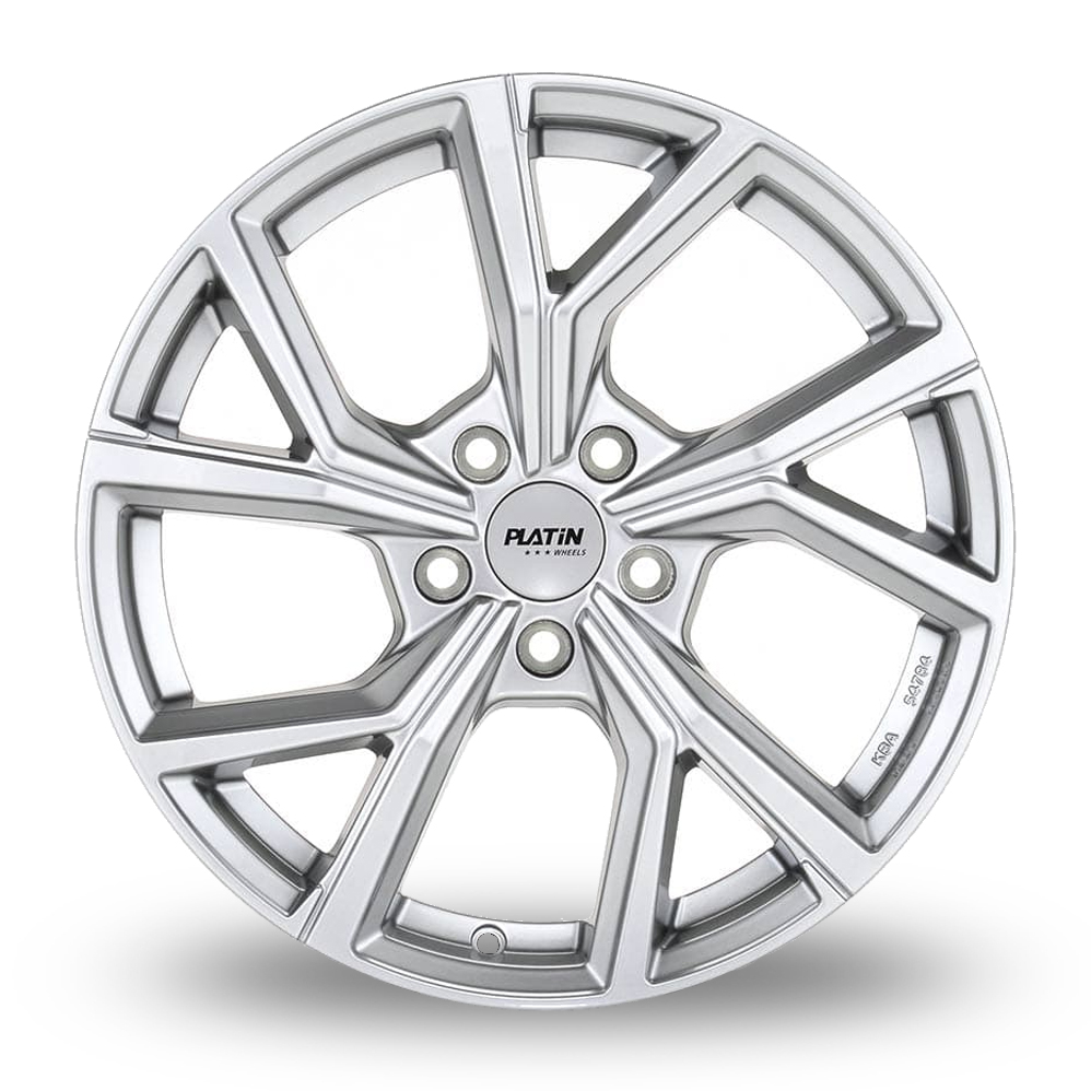 17" Platin P 115 Bright Silver Alloy Wheels