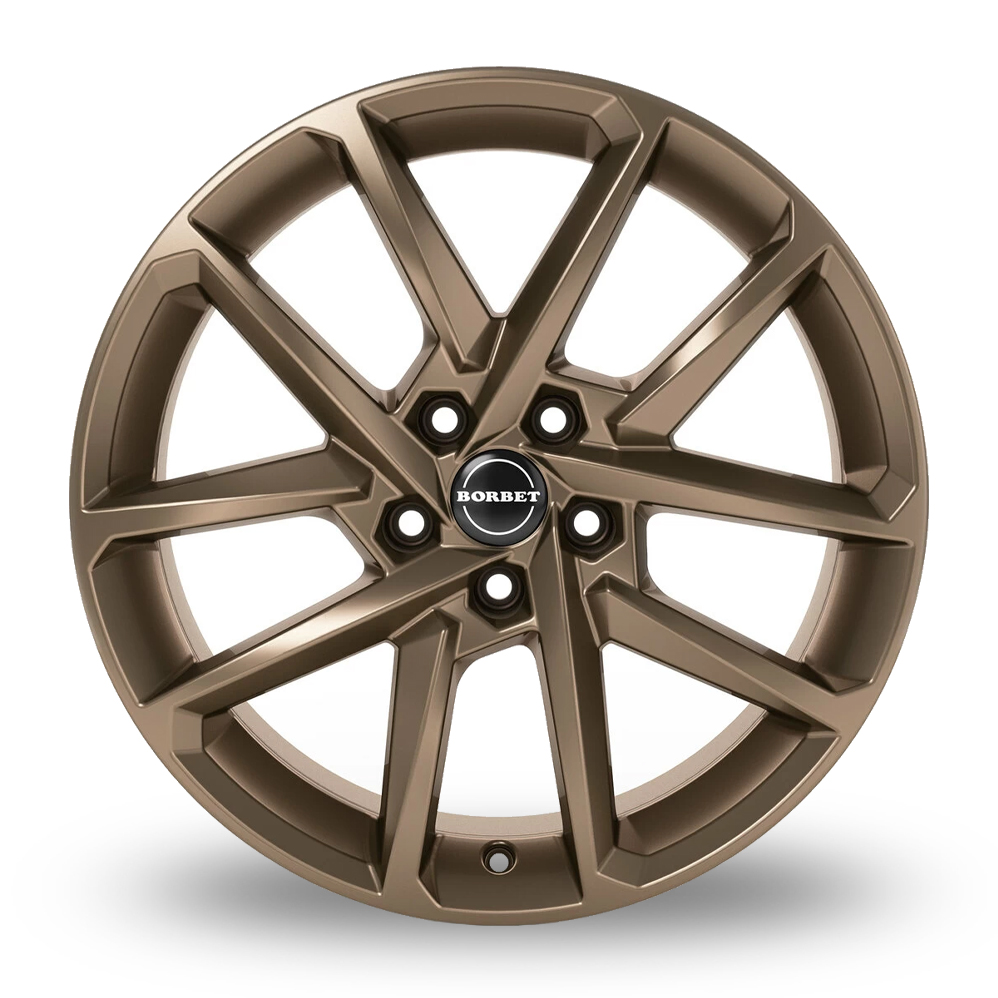 18" Borbet N Matt Bronze Alloy Wheels