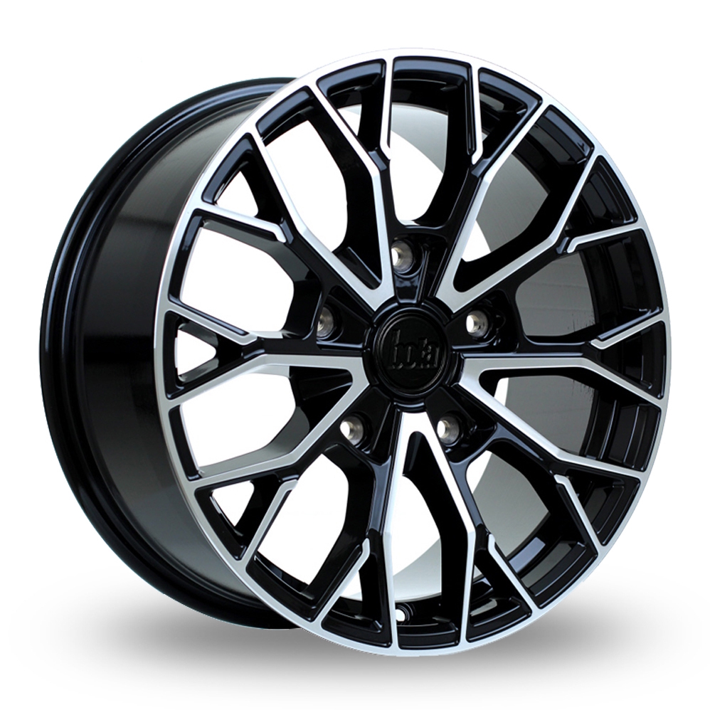 Bola Vansport B24 Gloss Black Polished Alloy Wheels