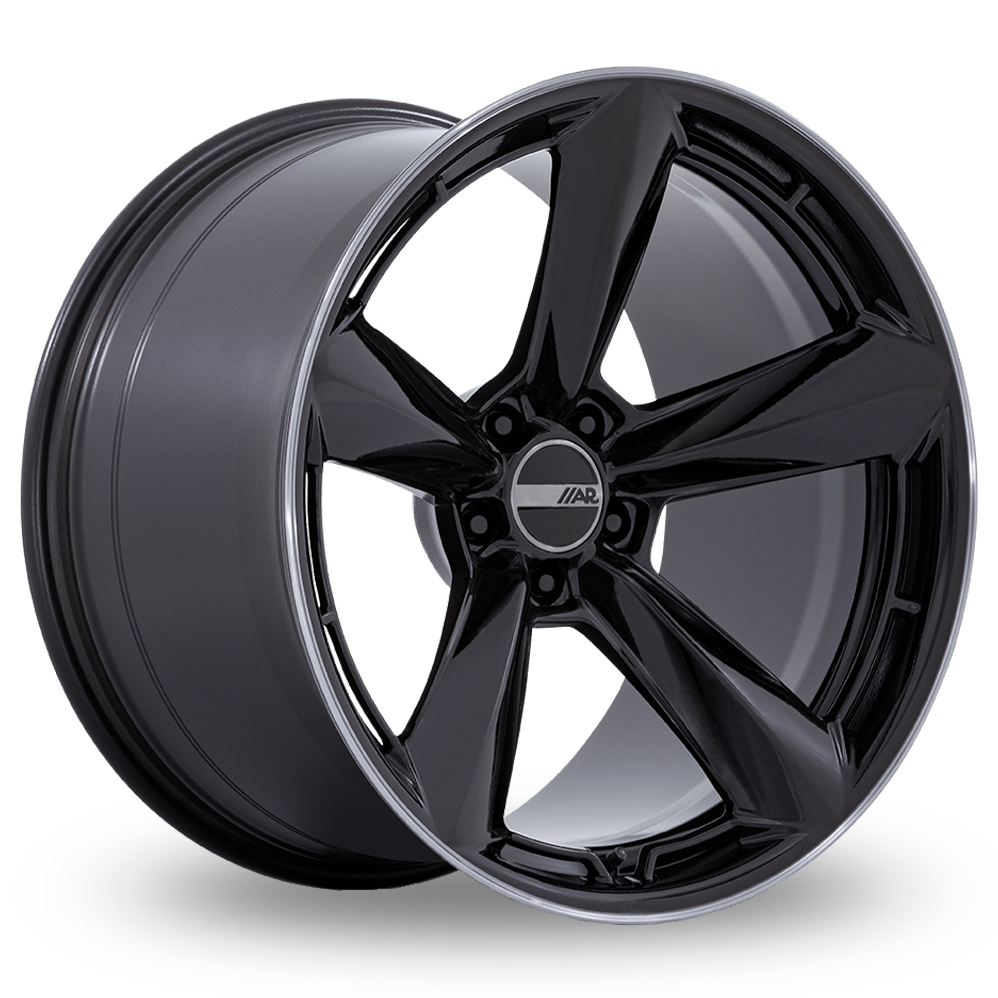 American Racing TTF (USA Warehouse) Gloss Black With DDT Lip Alloy Wheels