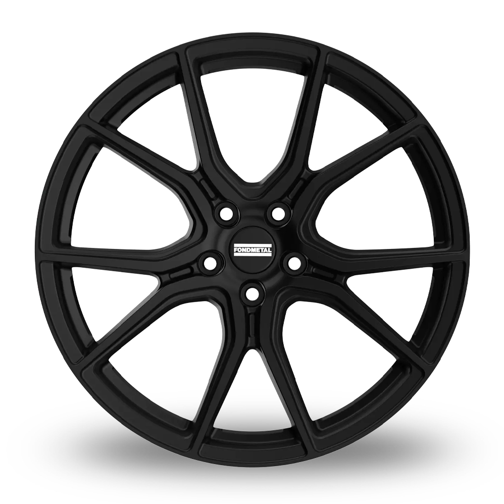 20" Fondmetal STC45 Matt Black Alloy Wheels