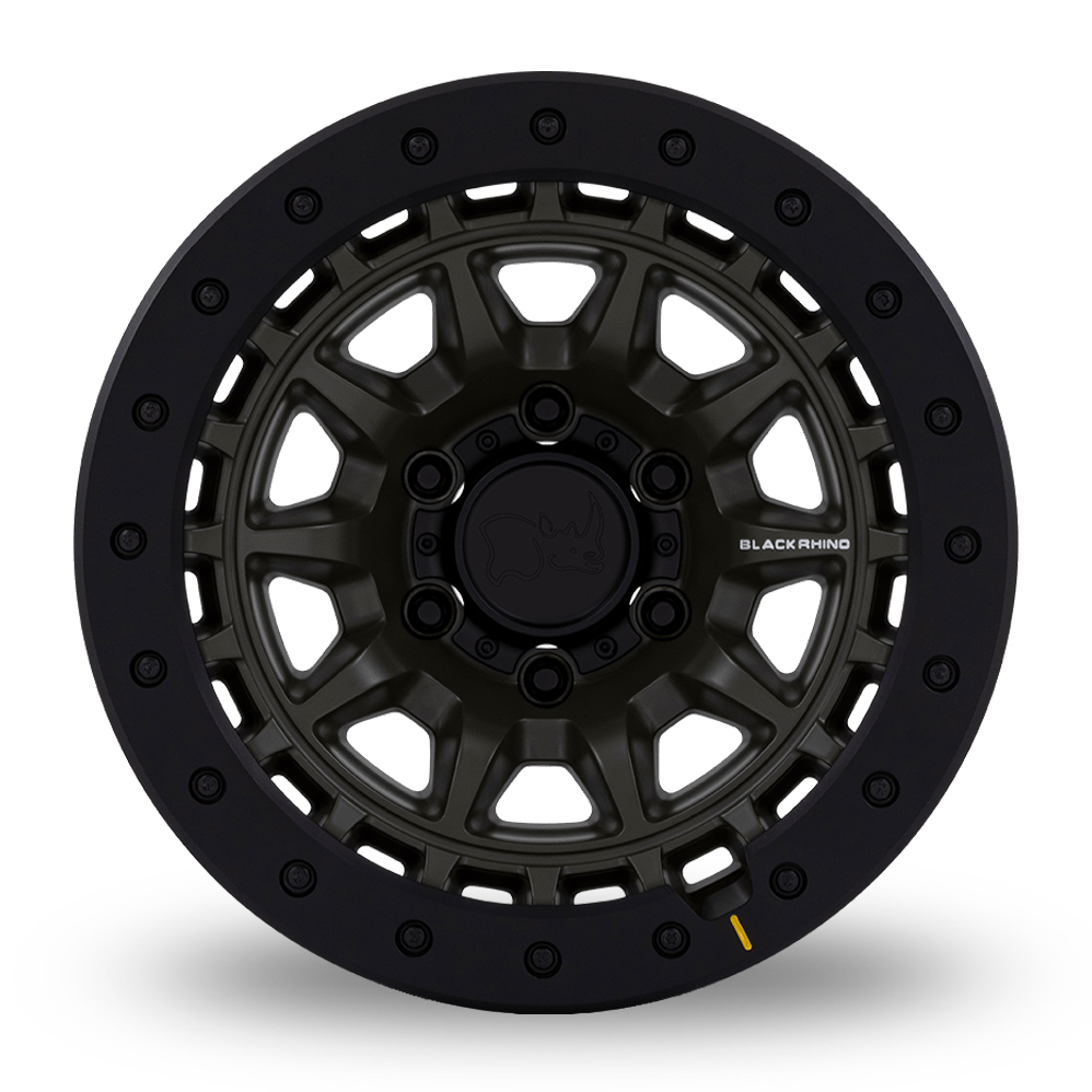 17" Black Rhino BR016 Tusk (USA Warehouse) Olive Drab Green Alloy Wheels
