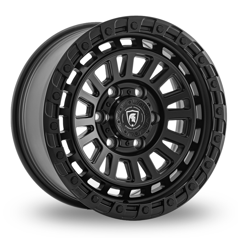 Spartan SW6 Satin Black Alloy Wheels