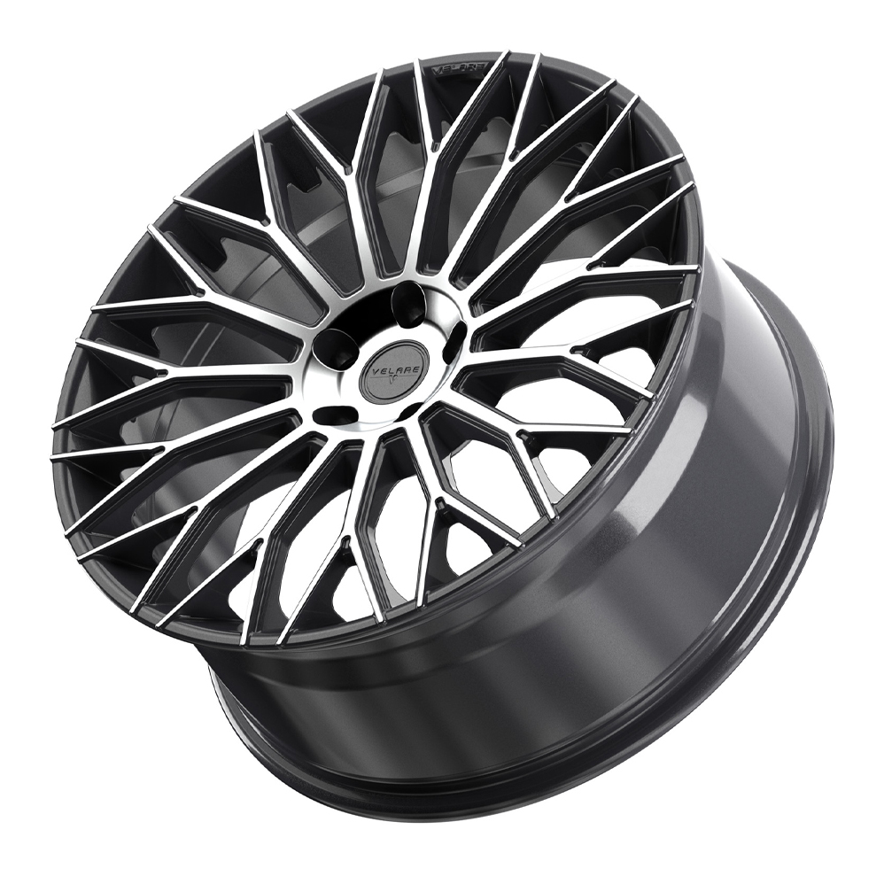 22" Velare VLR10 Platinum Grey Polsihed Alloy Wheels