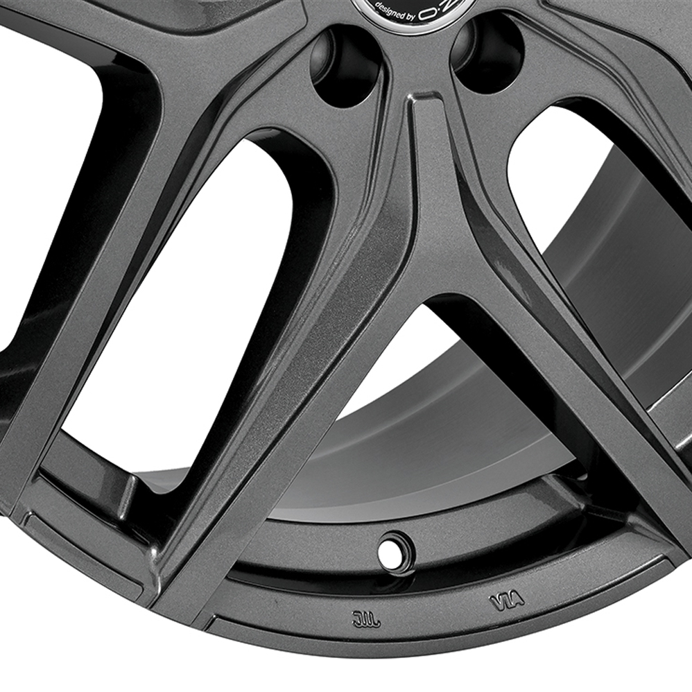 17" MSW (by OZ) 40 Gloss Gunmetal Alloy Wheels