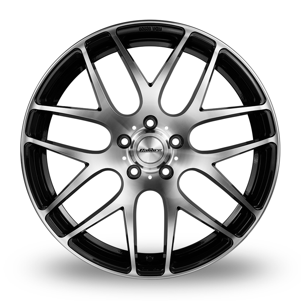 20" Calibre Exile-R Black Polished Alloy Wheels