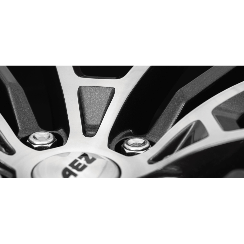 18 Inch AEZ Kaiman Gun Metal Polished Alloy Wheels