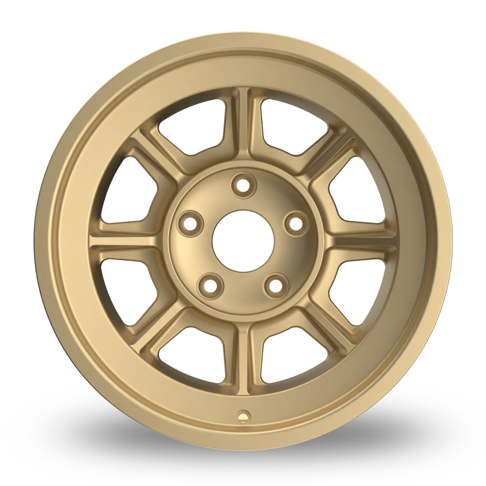 17" Fondmetal PAG17 Matt Gold Alloy Wheels
